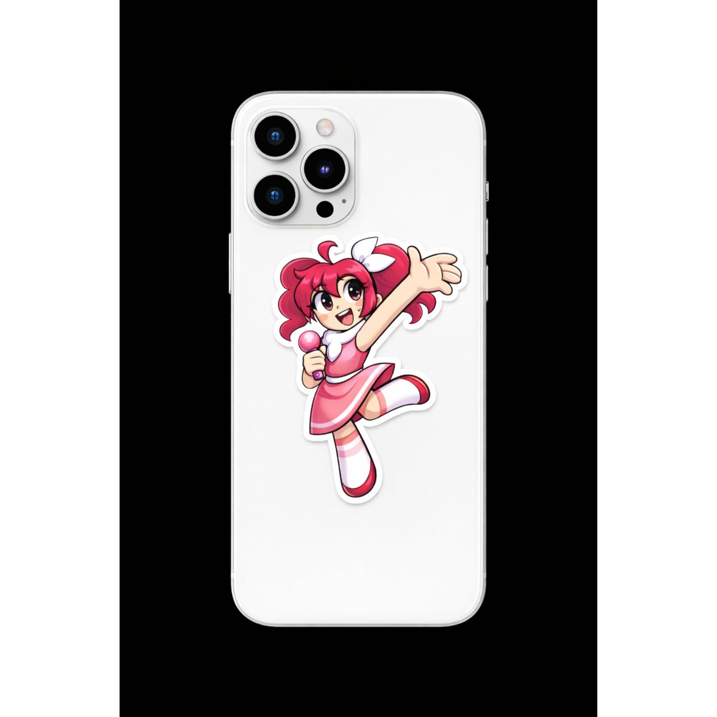 Kasane Teto Stickers 3 Inch 3 Pack Cute Anime Style Vinyl Decals for Laptop Water Bottle Phone Case