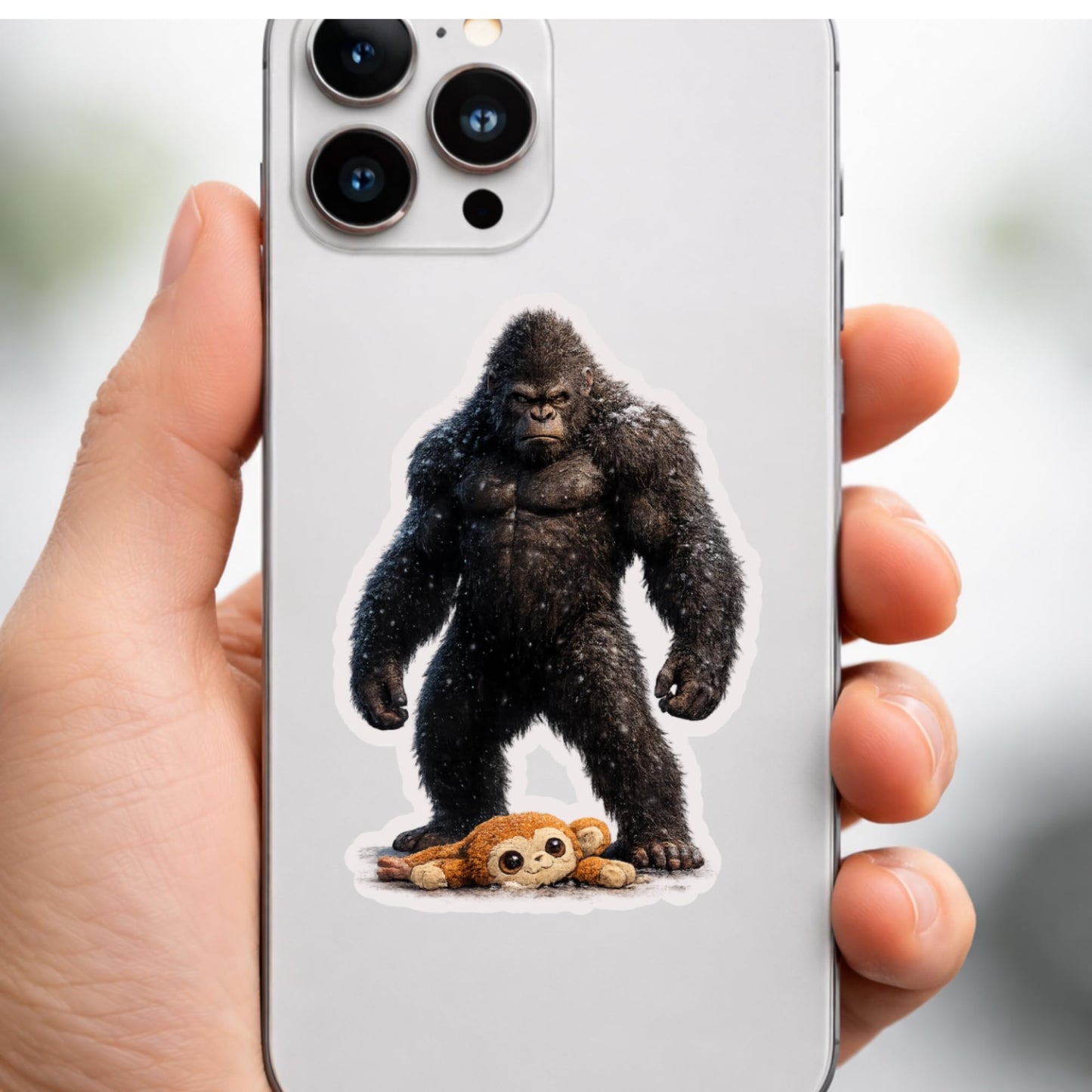 Punch The Monkey Sticker Pack 10pcs – 3” Cute Meme Stickers – Funny Viral Vinyl Decals for Laptop, Water Bottle, Phone, Skateboard, Tumbler