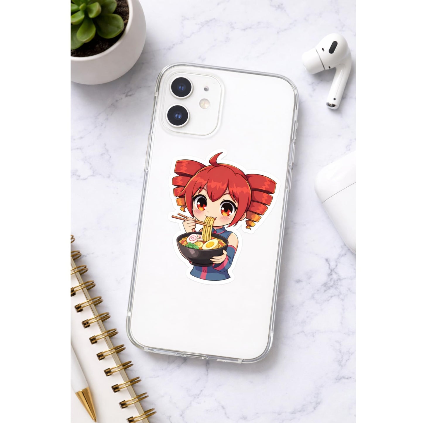 Kasane Teto Stickers 3 Inch 3 Pack Cute Anime Vinyl Decals for Laptop Water Bottle Phone etc