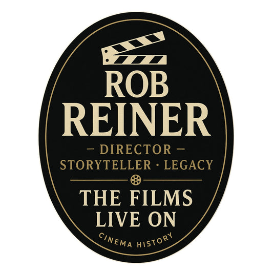 Rob Reiner Film Legacy 5 Inch Vinyl Sticker, Hollywood Director Cinema History Memorabilia Decal