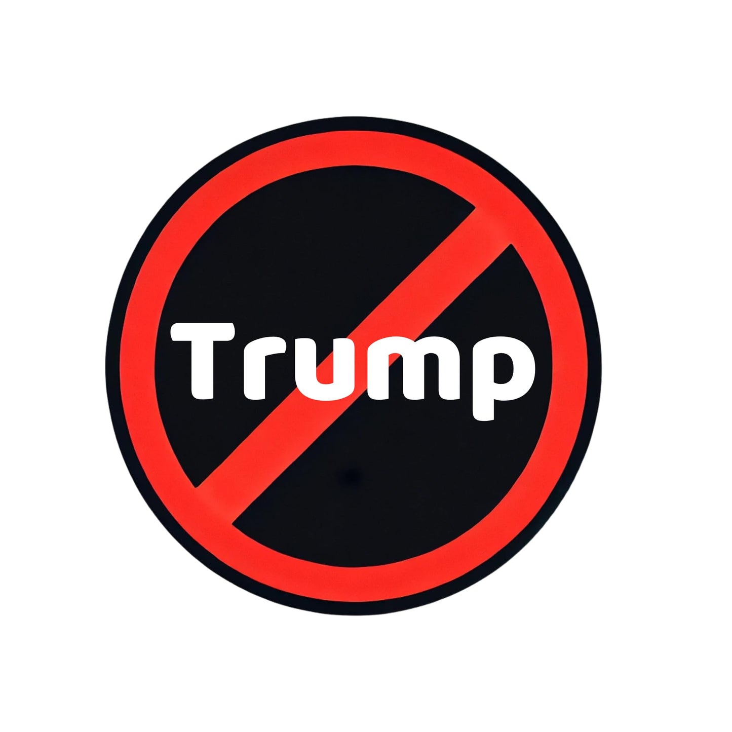 No Trump Anti-Trump Sticker 4-Inch Vinyl Sticker for Laptops, Tumblers & More