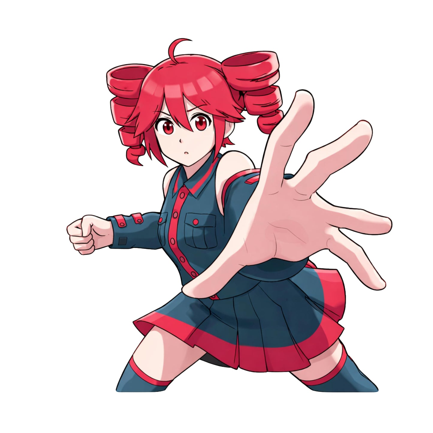 Kasane Teto Sticker Pack 3 Inch 3 Pack Anime Style Vinyl Decals - Perfect for Laptops, Tumblers and Cell Phones