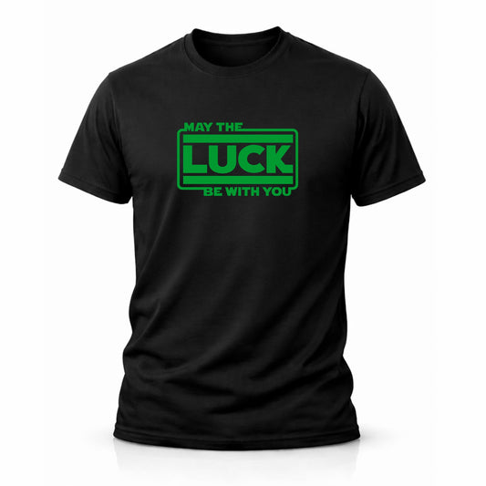 St Patricks Day Shirt Men Women May The Luck Be with You Funny Irish Lucky Holiday Tee Shamrock Party Top