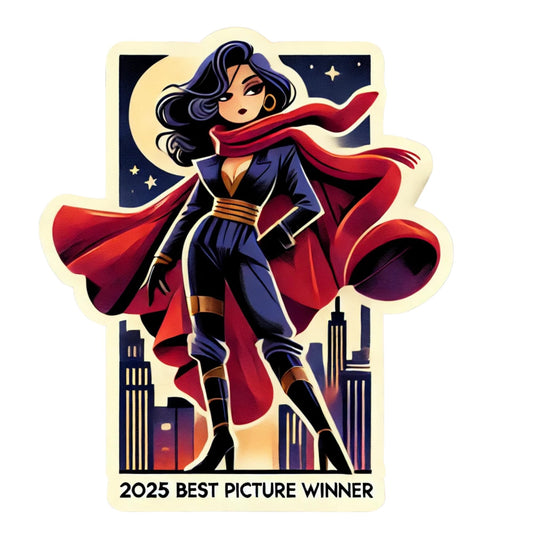 2025 Best Picture Art Sticker, Movie Award Theme by RockPaperStikrz