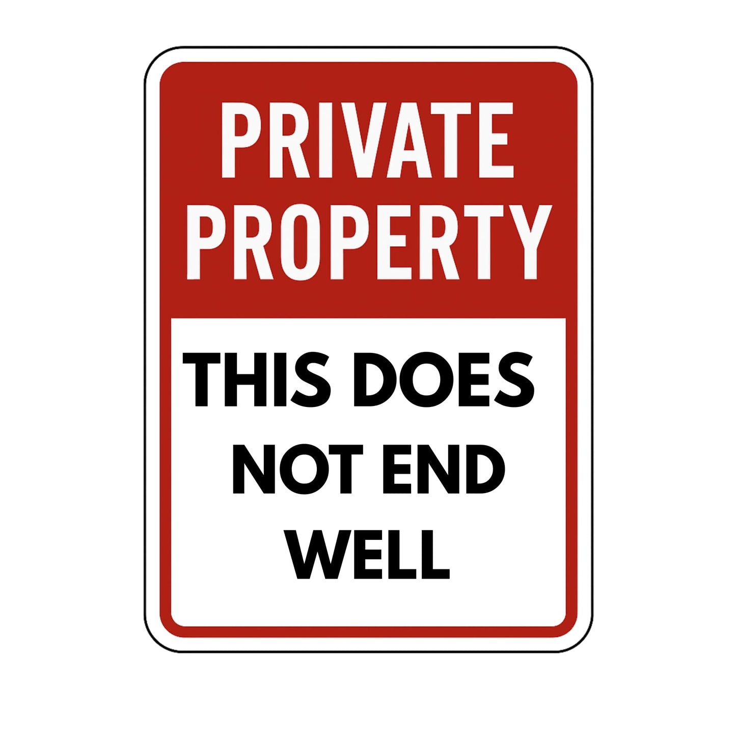 Private Property Vinyl Sticker Decal, 10 Inch, No Trespassing Warning, Outdoor, 9 Designs