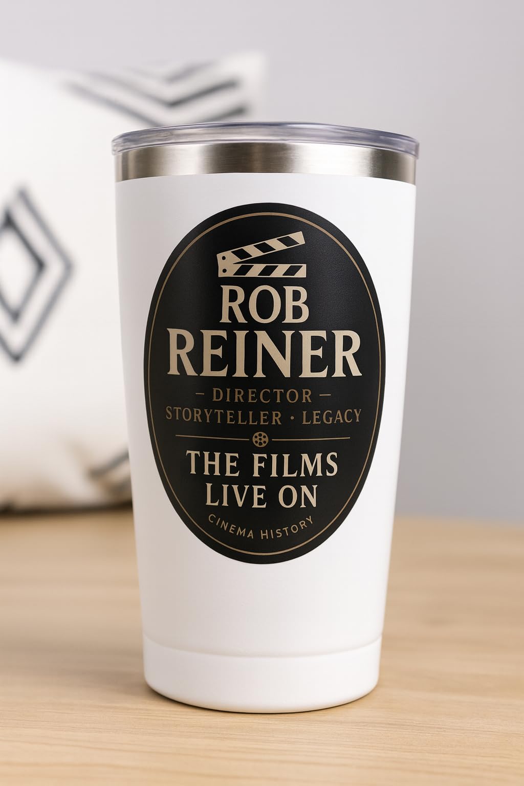 Rob Reiner Film Legacy 5 Inch Vinyl Sticker, Hollywood Director Cinema History Memorabilia Decal