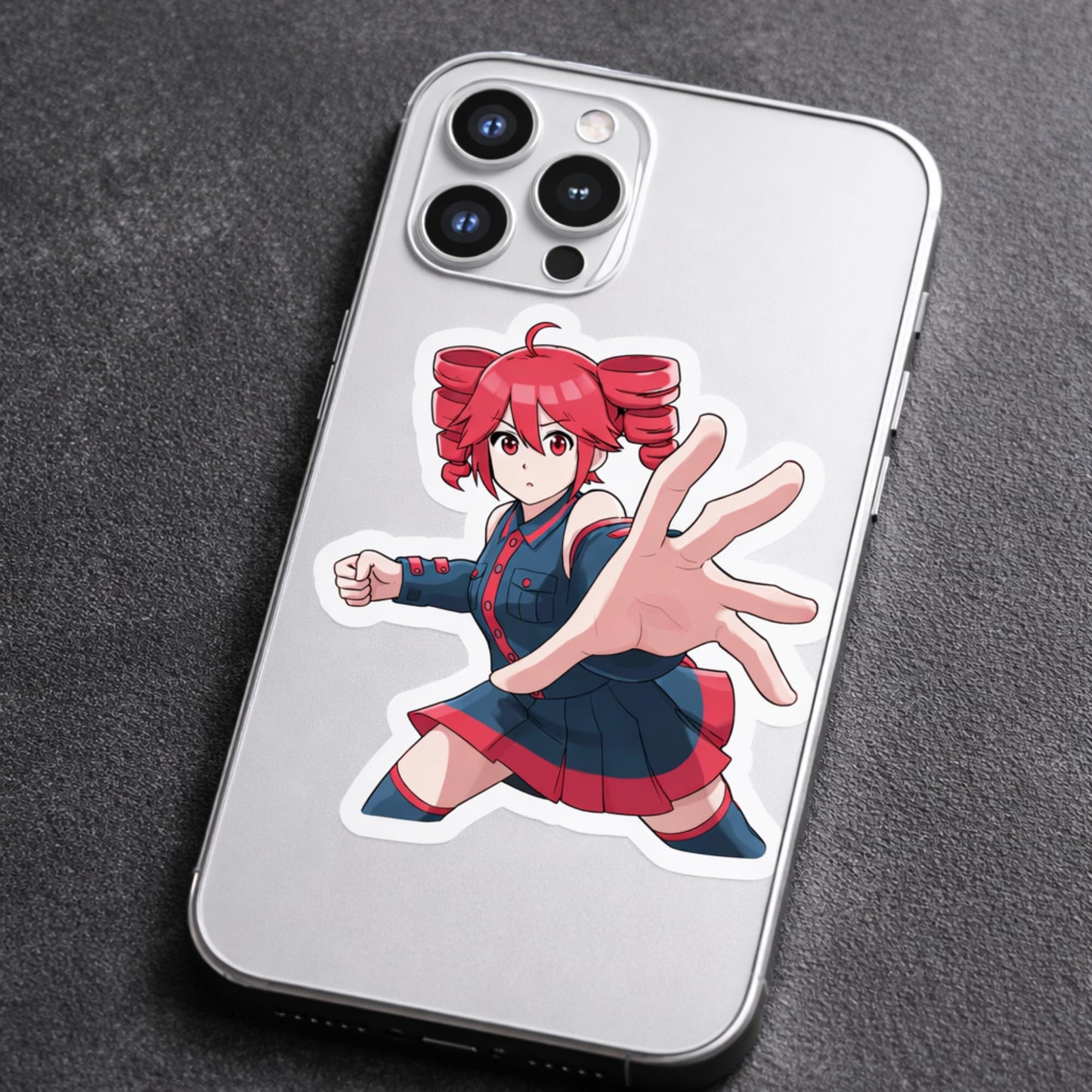 Kasane Teto Sticker Pack 3 Inch 3 Pack Anime Style Vinyl Decals - Perfect for Laptops, Tumblers and Cell Phones
