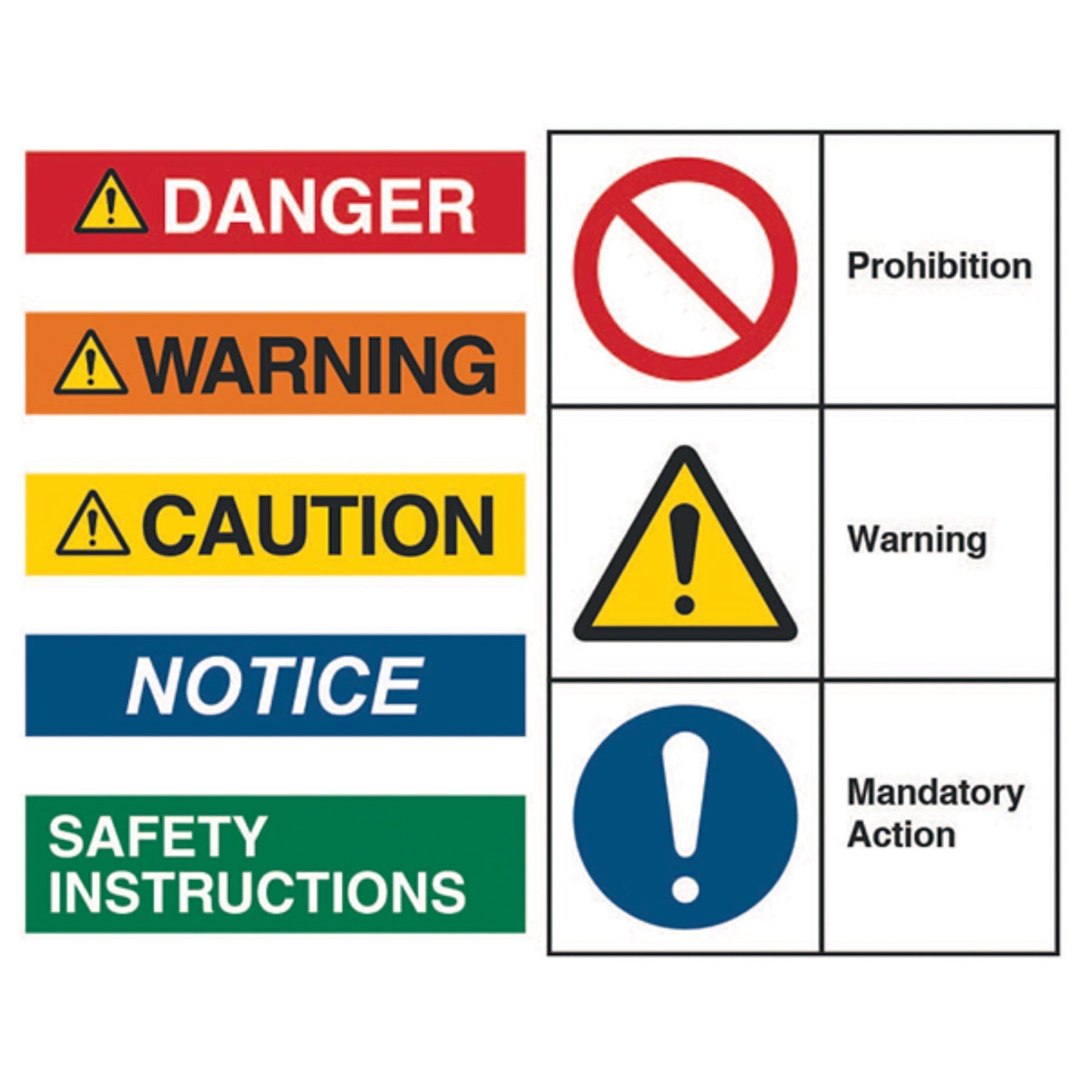 4X Safety First Fasten Seat Belt When Using Forklift ANSI Safety Label Sticker Decal, 7x5 in. Vinyl for Machiner