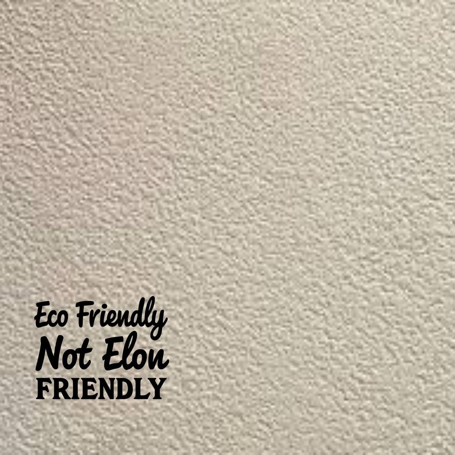 Eco Friendly Not Elon Friendly Vinyl Decal, Black Matte Finish, Anti Elon Car Window Decal Or Bumper Sticker and More! 5.5 x 4.2 inches