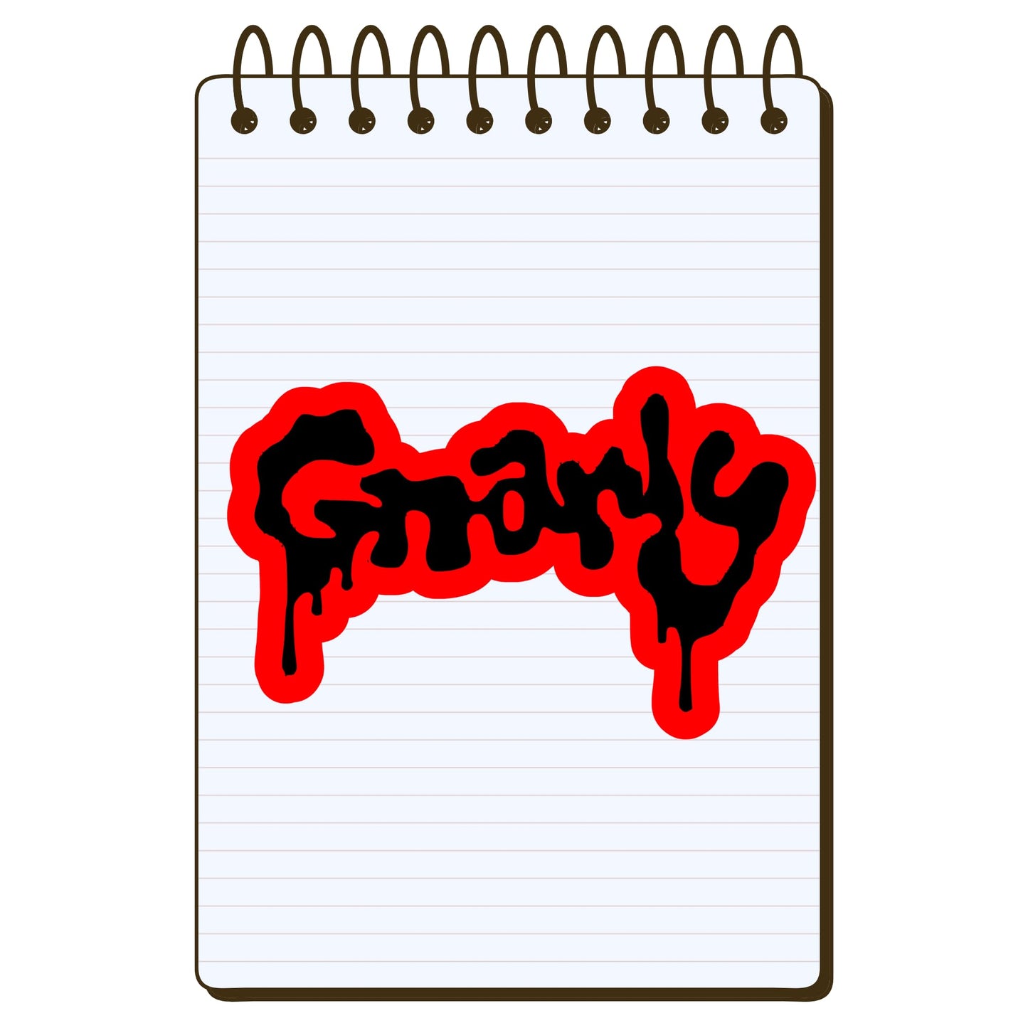 Garnly Drip Sticker Pack 3 Inch 3 Piece Vinyl Decals for Laptop Phone and Water Bottle