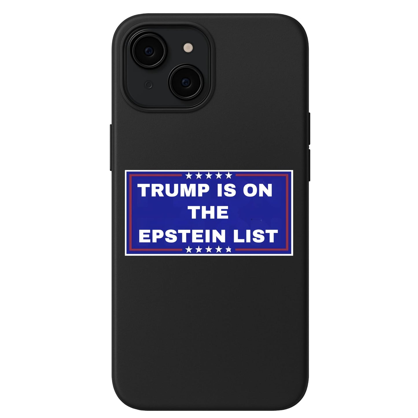 Trump is ON The Epstein List Multiple Sizes, Quality Vinyl Decals – Blue Red White Design – Weatherproof Fade Resistant – Laptop Car Window Locker Wall Or Bumper Sticker