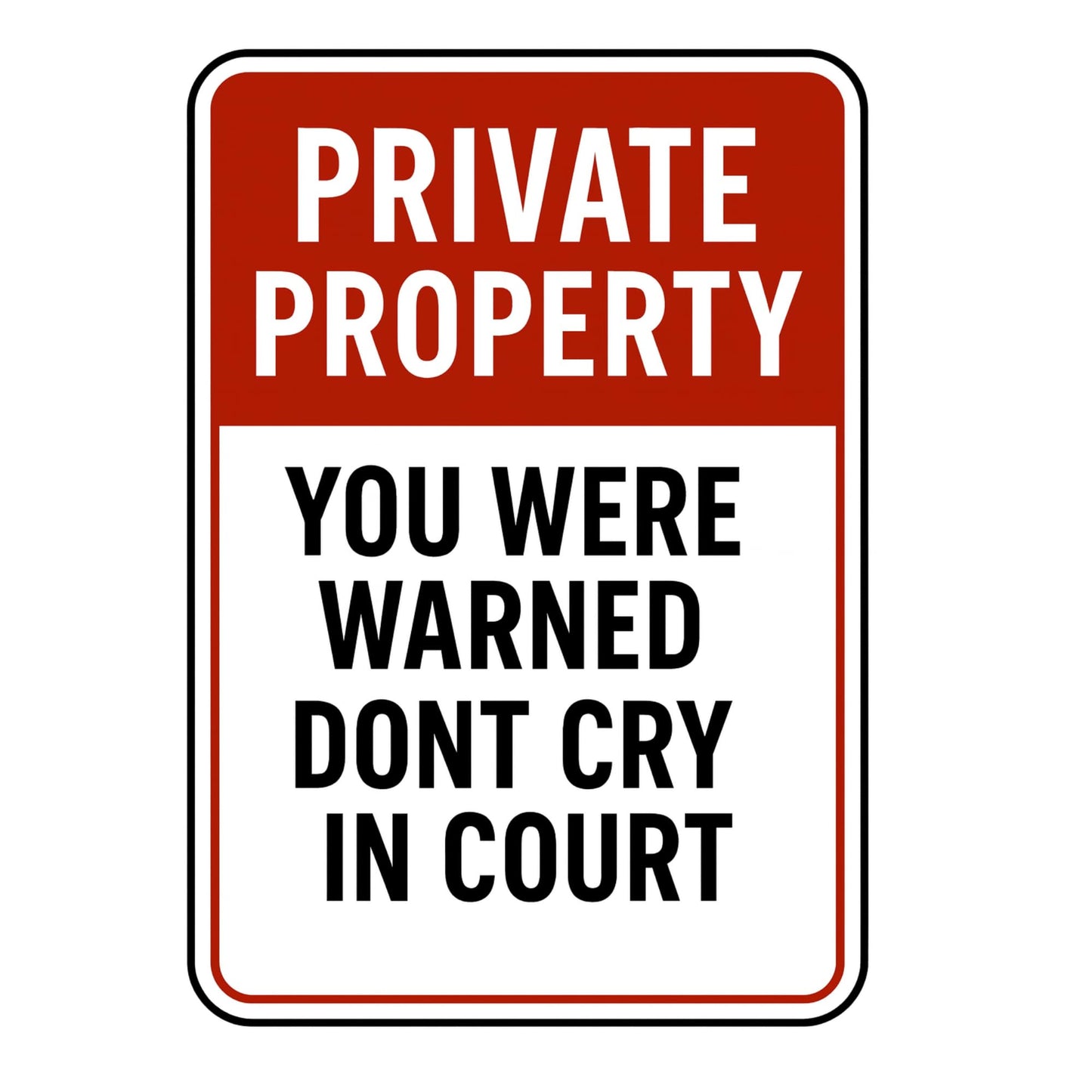 Private Property Vinyl Sticker Decal, 10 Inch, No Trespassing Warning, Outdoor, 9 Designs