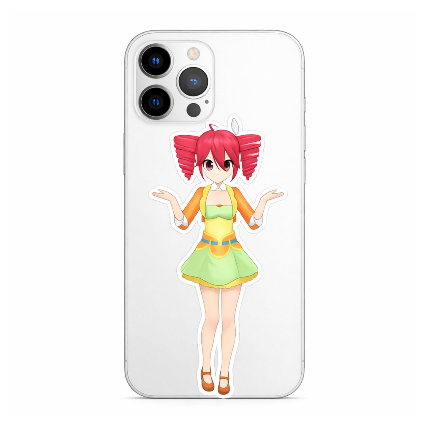 Kasane Teto Anime Sticker 3 Inch Cute Character Vinyl Decal for Phone Laptop Notebook