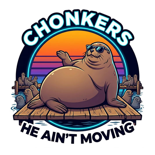 Chonkers Sea Lion Sticker Pack 3 Inch 3 Pack Funny Meme Waterproof Vinyl Decals Absolute Unit Laptop Water Bottle Car