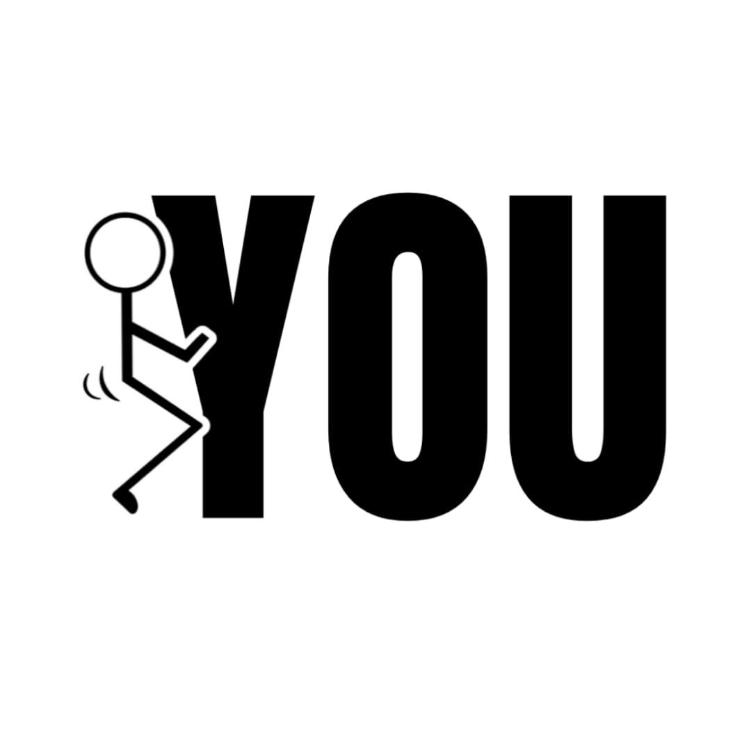 That This You Vinyl Sticker Pack, 3 Inch Sarcastic Humor Decals, 3 Pack Black Minimalist Design for Car Laptop Water Bottle Toolbox