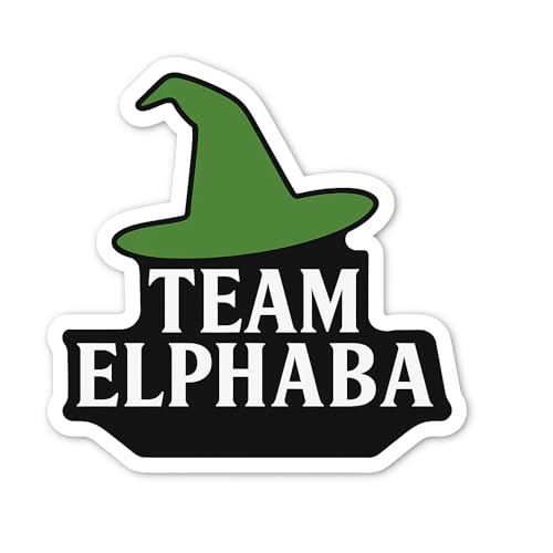 “Team Elphaba & Team Glinda” – 2-Pack 3-Inch Vinyl Die-Cut Stickers | Wicked Musical Fan Set | Broadway Witch & Princess Decals for Laptops, Water Bottles, Journals