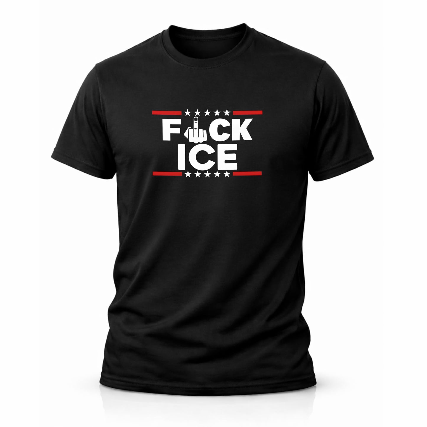Anti ICE Shirt Protest Tee Mens Political Graphic Anti-ICE Shirt Streetwear Activist Top