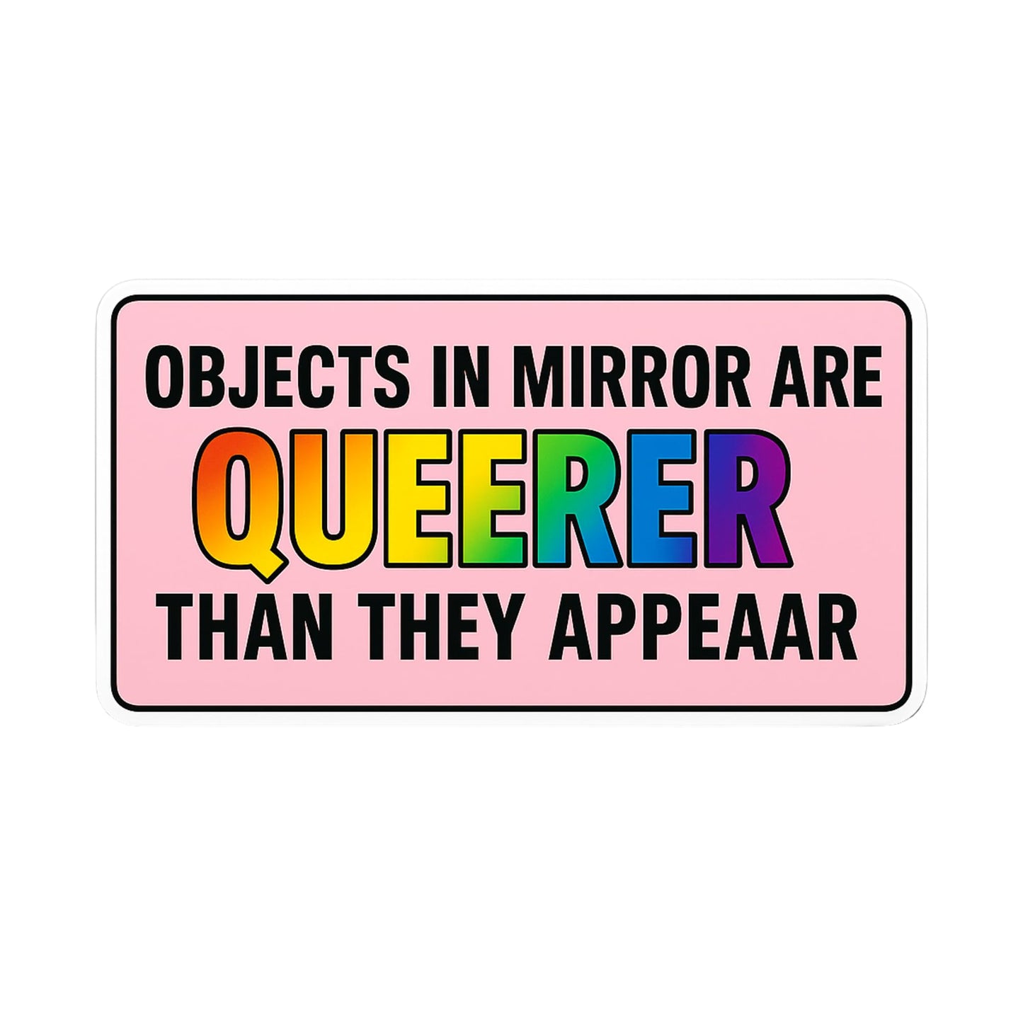 “Pride Humor Bumper Sticker Pack (3-Pack) – Gay AF 5″ / Queerer 8×3.5″ / Stealin Your Bitch Energy 9×3″”