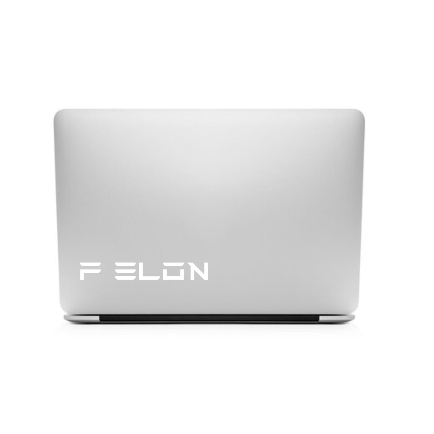 Funny Anti Elon Vinyl Decal | F Elon White Car Decal Sticker| Decal for Tesla Drivers Weatherproof Bumper Sticker