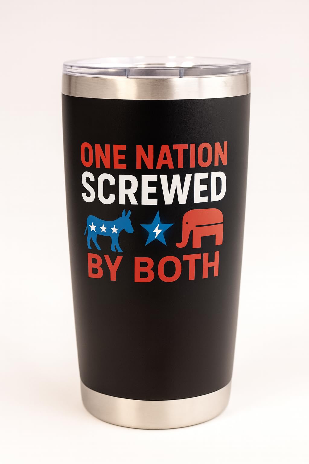 Political Vinyl Sticker, 5 Inches, Glossy Finish, Waterproof, Multicolor Decal for Car Bumper