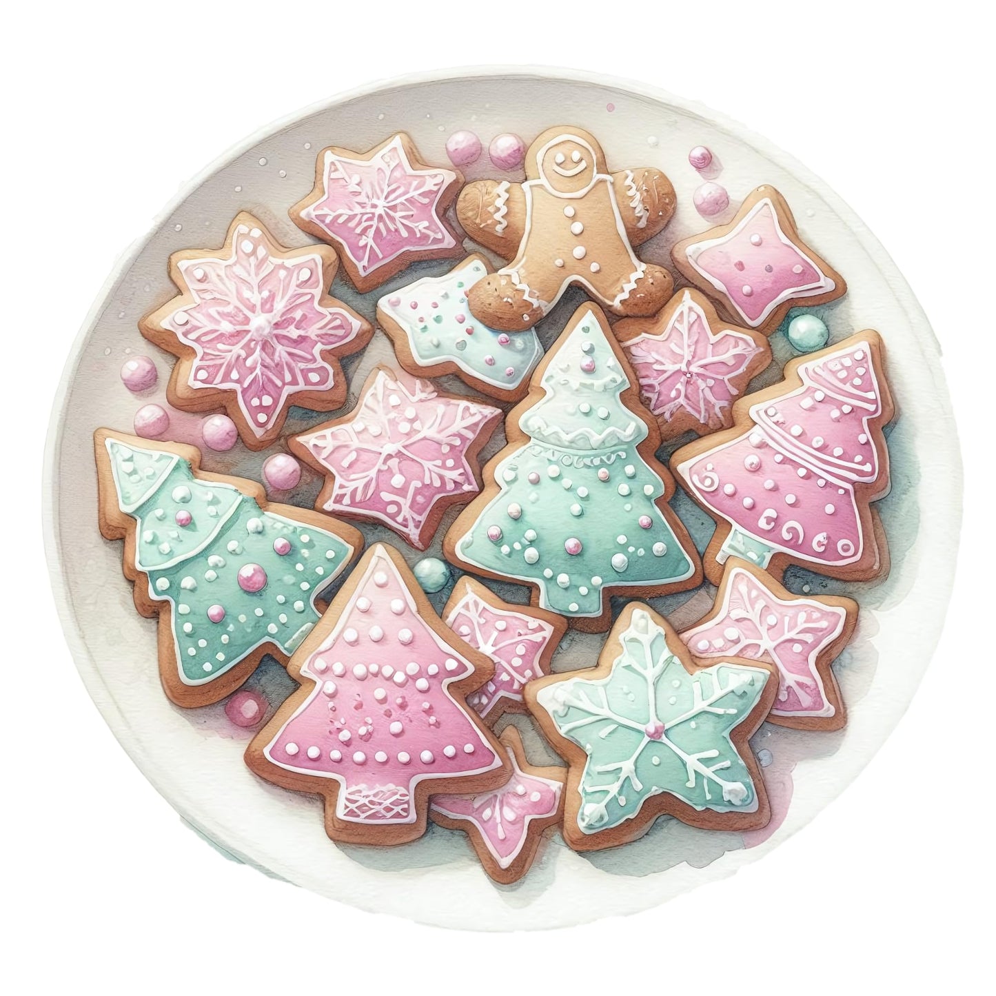 Make It A Pink Christmas – Custom Wall or Window Vinyl Decal, Removable, No Residue, Personalized Holiday Sticker for Home Decor & Gifts