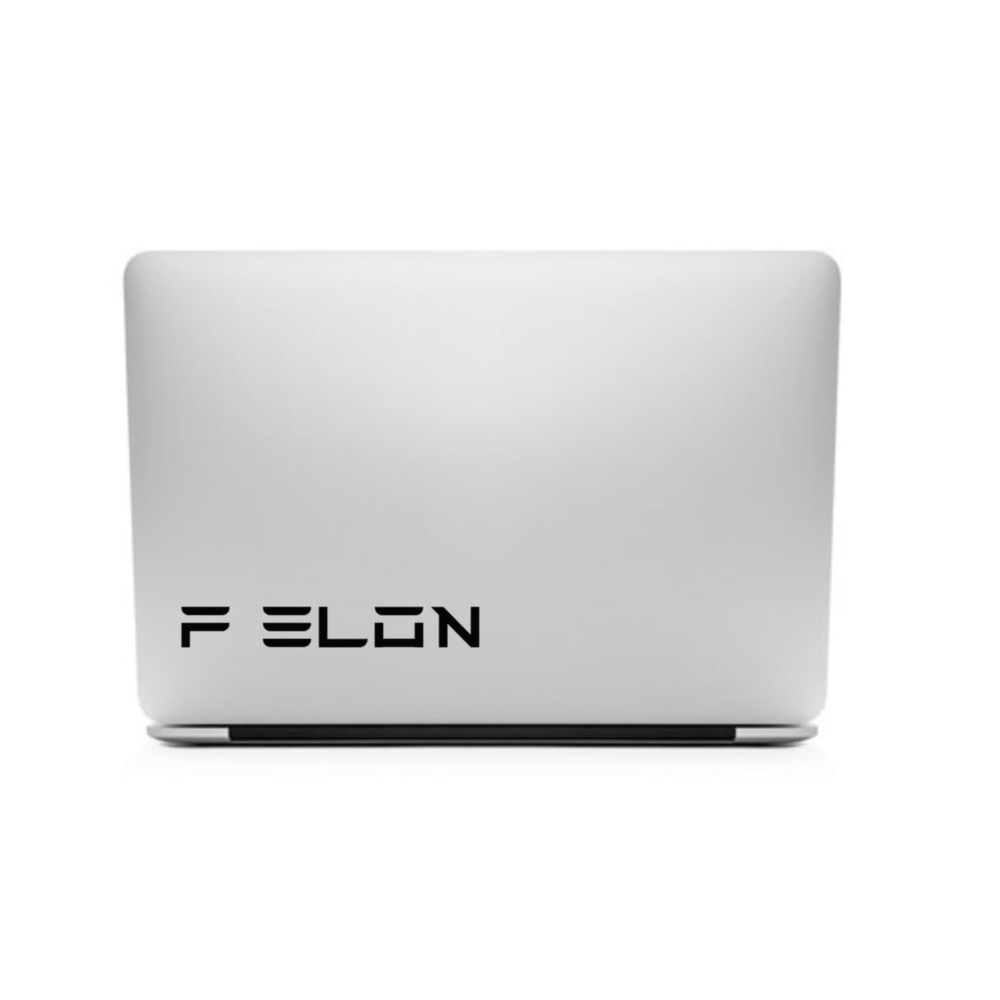 Funny Anti Elon Vinyl Decal | F Elon Matte Black Car Decal Sticker| Waterproof Outdoor Decal for Tesla Drivers Weatherproof Bumper Sticker