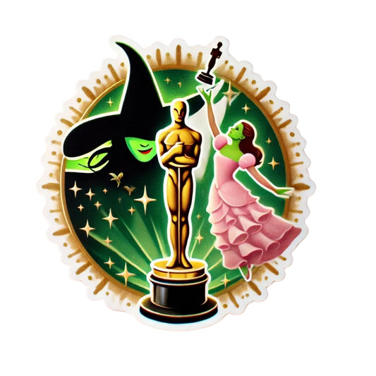 Witchy Awards Celebration Vinyl Sticker by RockPaperStikrz