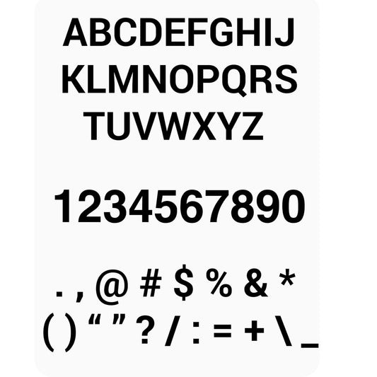 NFPA & DOT Compliance Numbers and Letters – 2” Black Peel-and-Stick Characters for Hazard Placards – Industrial Grade Vinyl with UV Laminate – Compatible with 10.75” Placards for HMIS, NFPA 704, DOT Class Labels
