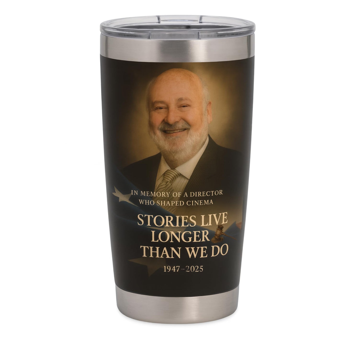 5 Inch Memorial Director Tribute Sticker Stories Live Longer Than We Do Cinematic Legacy Vinyl Decal for Tumblers Laptops Water Bottles and Collectors
