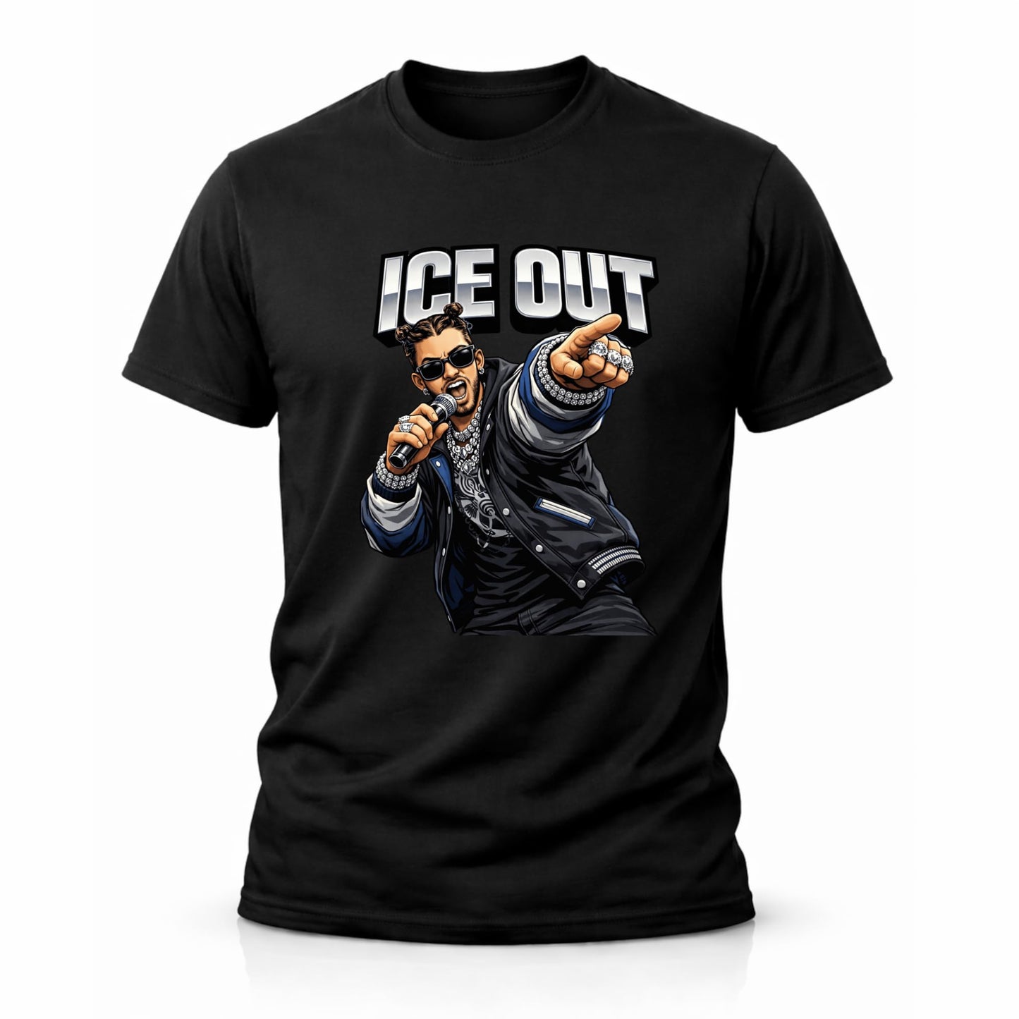 Anti ICE Shirt Ice Out Protest Shirt Latino Streetwear Graphic Tee Mens Political Statement Shirt